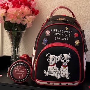 Loungefly Exclusive 101 Dalmatians Puppies Mini Backpack with Photo Coin Purse